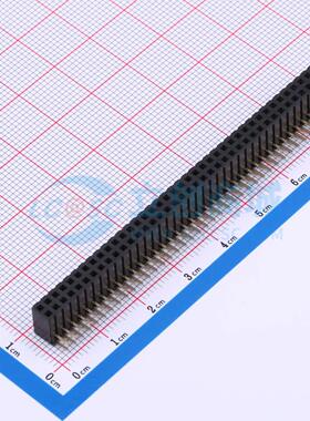 排母 CSFB203-4002A009B1AC 弯插,P=2mm 2x40P 双排 电子元器件
