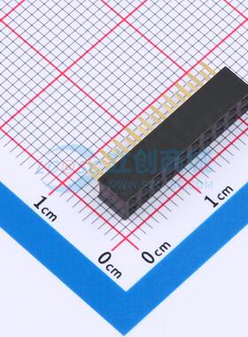排母 X4621FV-2x10-C43D28 插件,P=2mm 2x10P 方孔 电子元器件