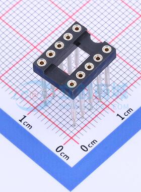 IC/晶体管插座 X5621FV-2x05-C30D1520 DIP-10 2.54mm 电子元器件