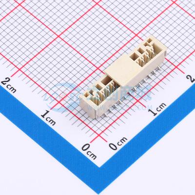线对板针座 HCZZ0494-12 SMD,p=1.25mm 1x12P 立贴 电子元器件