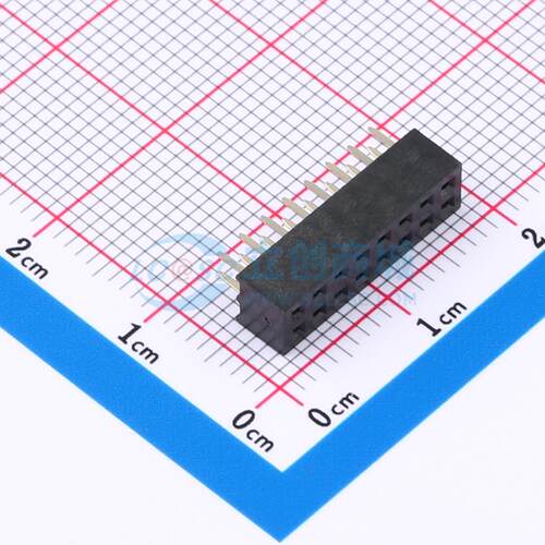 排母 DS1026-05-2x8S8BV 插件,P=2mm 2x8P 双排 电子元器件配单