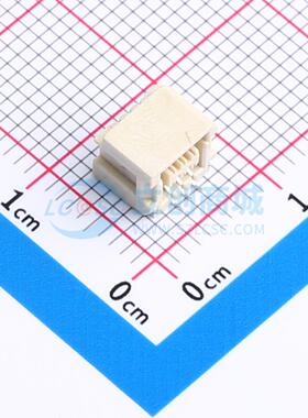 线对板针座 SHC-6AWB SMD,P=1mm,卧贴 2x3P 卧贴 电子元器件配单