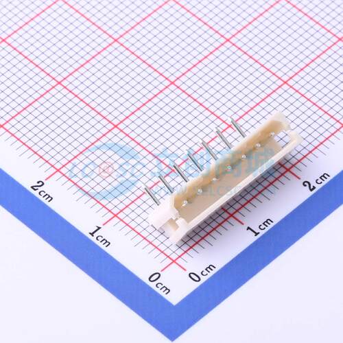 线对板针座 HC-5264-7AW 弯插,P=2.5mm 1x7P 弯插 电子元器件配单
