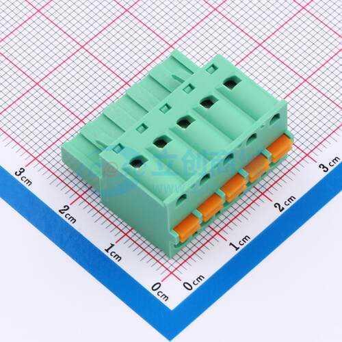 插拔式接线端子 MX2EDGKD-5.08-05P-GN01-Cu-A 插件,P=5.08mm 1x5