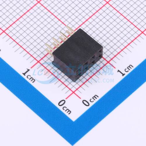 排母 ZX-PM2.0-2-4PY 插件,P=2mm 2x4P 方孔 原装 电子元器件配单