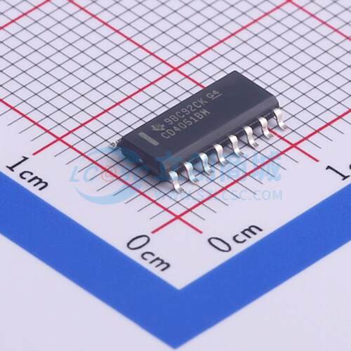 模拟开关/多路复用器 CD4051BM96 SOIC-16-150mil 电子元器件配单