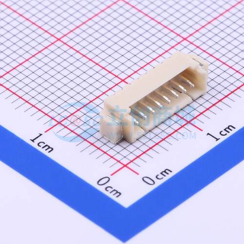 线对板针座 X9821WRS-08-9TSN SMD,P=1.25mm,卧贴 1x8P 卧贴 原装