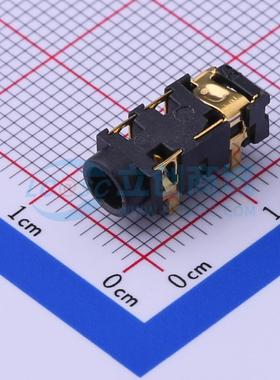 3.5mm耳机座 PJ-327-P5 插件 25mA 24V 原装正品 电子元器件配单