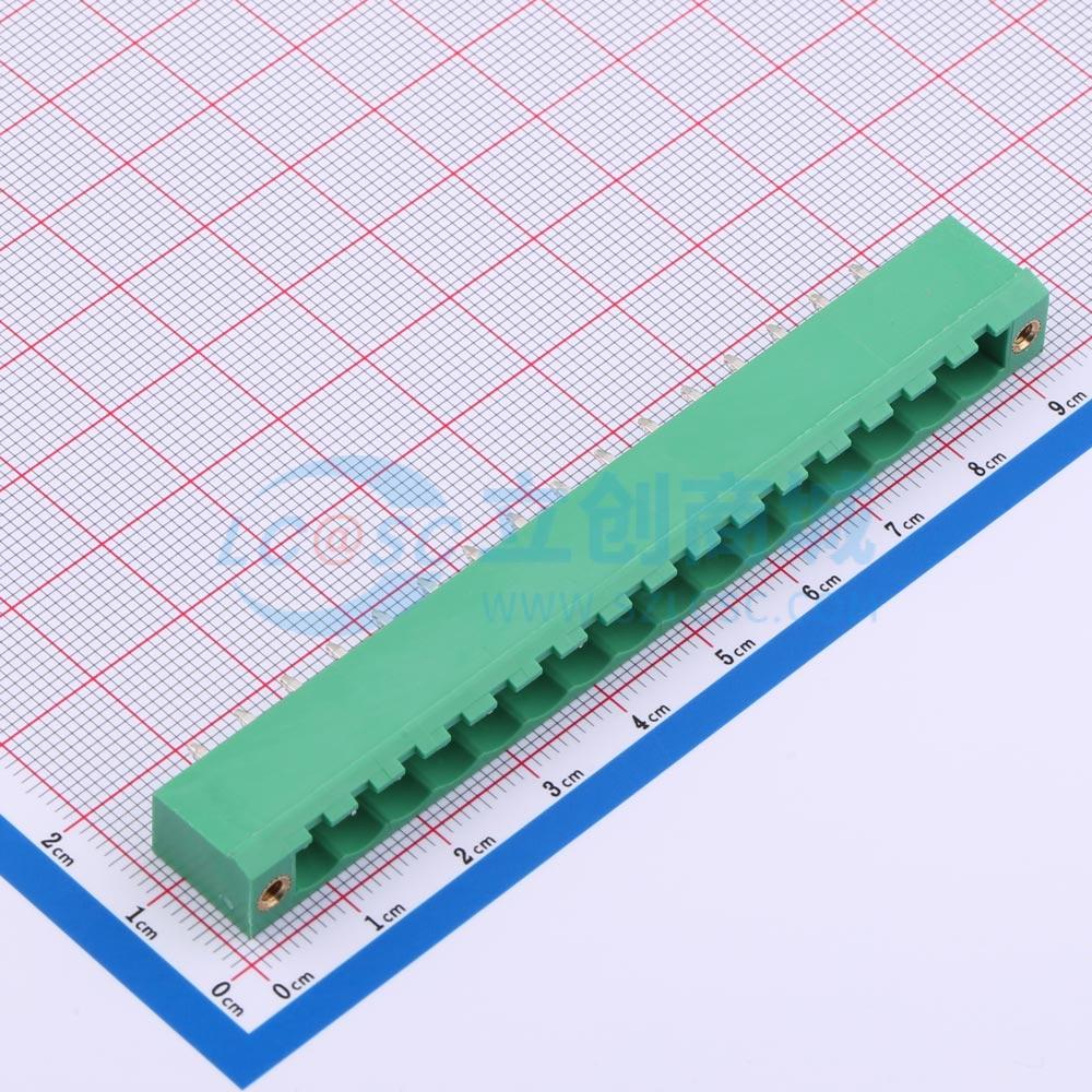 插拔式接线端子 MX2EDGVM-5.08-16P-GN01-Cu-A 插件,P=5.08mm 1x1