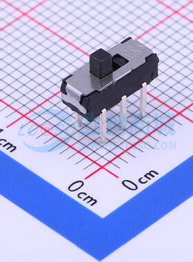 滑动开关 JS202011CQN 插件 双刀双掷 原装正品 电子元器件配单
