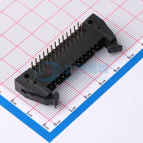 连接器 DS1011-07-26RSSiB2-B 弯插,P=2.54mm 牛角扣