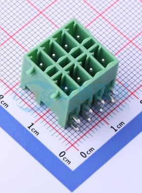 插拔式接线端子 KF2EDGKRG-3.81-2*4P 弯插,P=3.81mm 板端/插座-