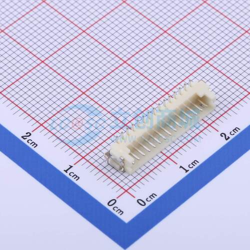 线对板针座 DF13B-15P-1.25V(21) SMD,P=1.25mm 1x15P 立贴 原装