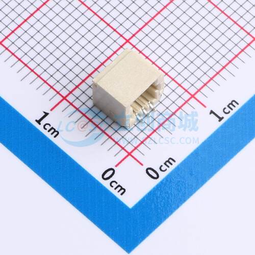 线对板针座 SHD-6AWB SMD,P=1mm,卧贴 2x3P 卧贴 电子元器件配单