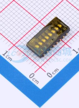 拨码开关 THS108J SMD 原装正品 电子元器件配单