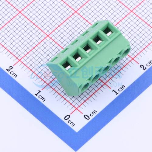 螺钉式接线端子 JL102-35005G01 插件,P=3.5mm 1x5P 电子元器件