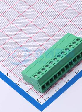 插拔式接线端子 MX15EDGRK-3.81-12P-GN01-Cu-Y-A P=3.81mm 插头
