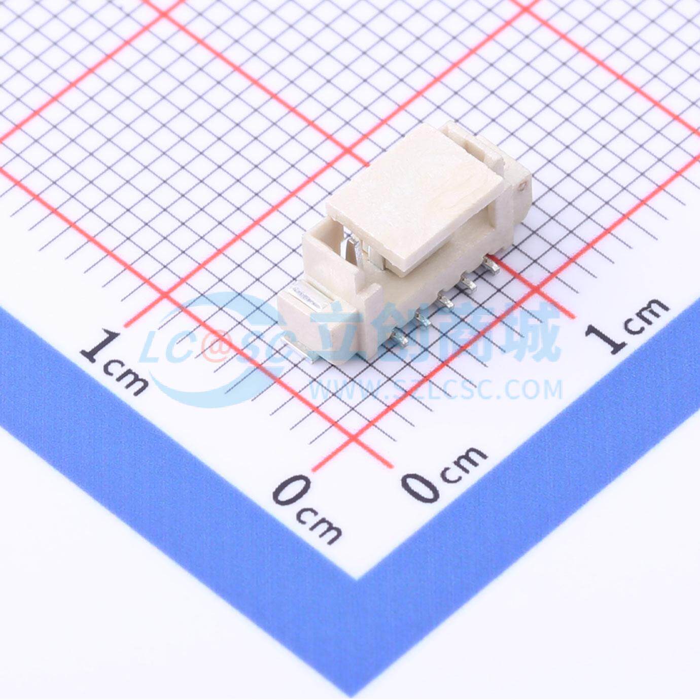线对板针座 HC-1.25-5PLT SMD,P=1.25mm 1x5P 立贴 电子元器件