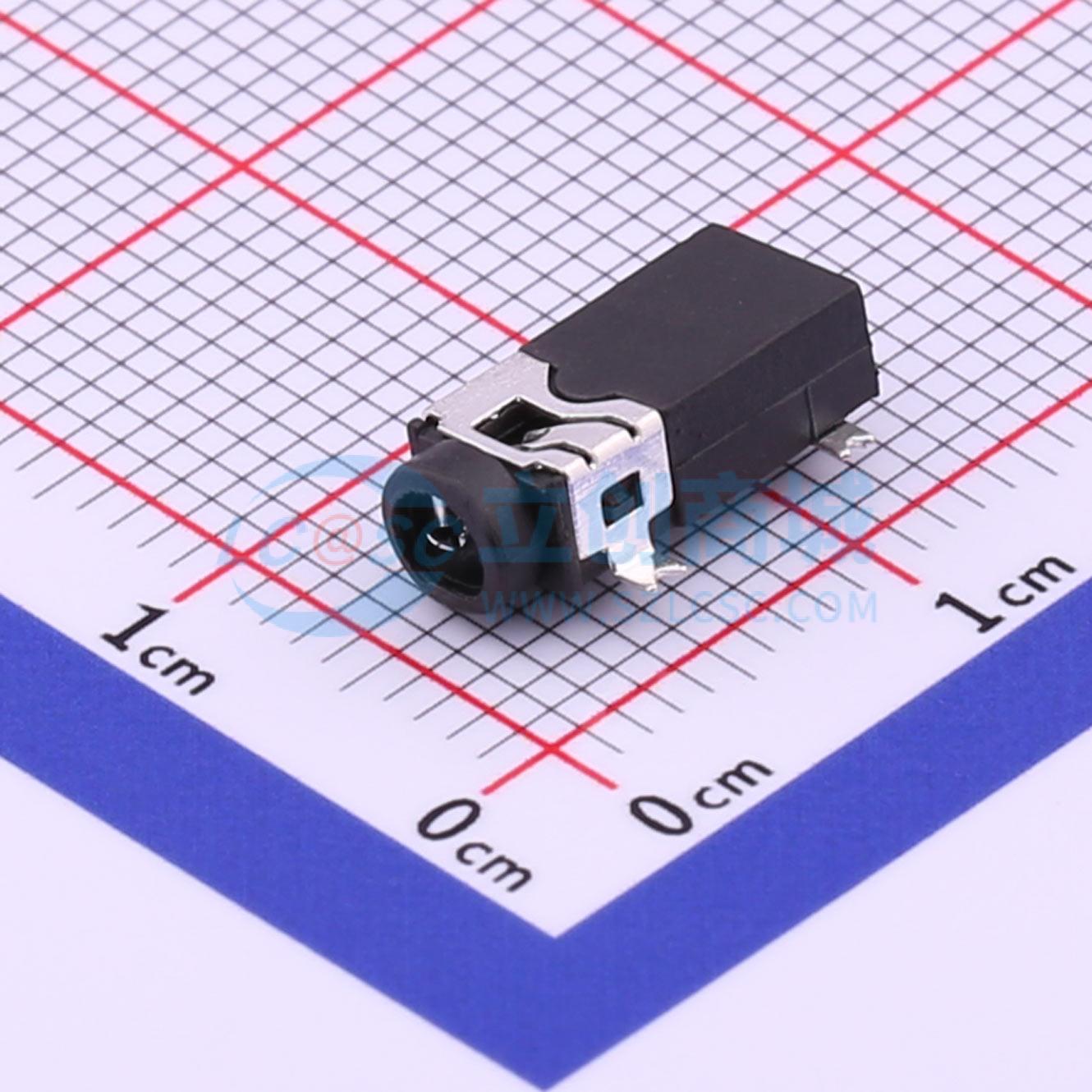 2.5mm耳机座 PJ-231F-4A SMD 500mA 30V 原装正品 电子元器件配单