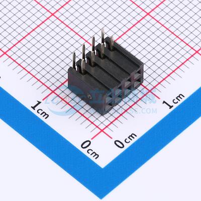排母 CSFB203-0402A009R1AC 弯插,P=2mm 2x4P 双排 电子元器件