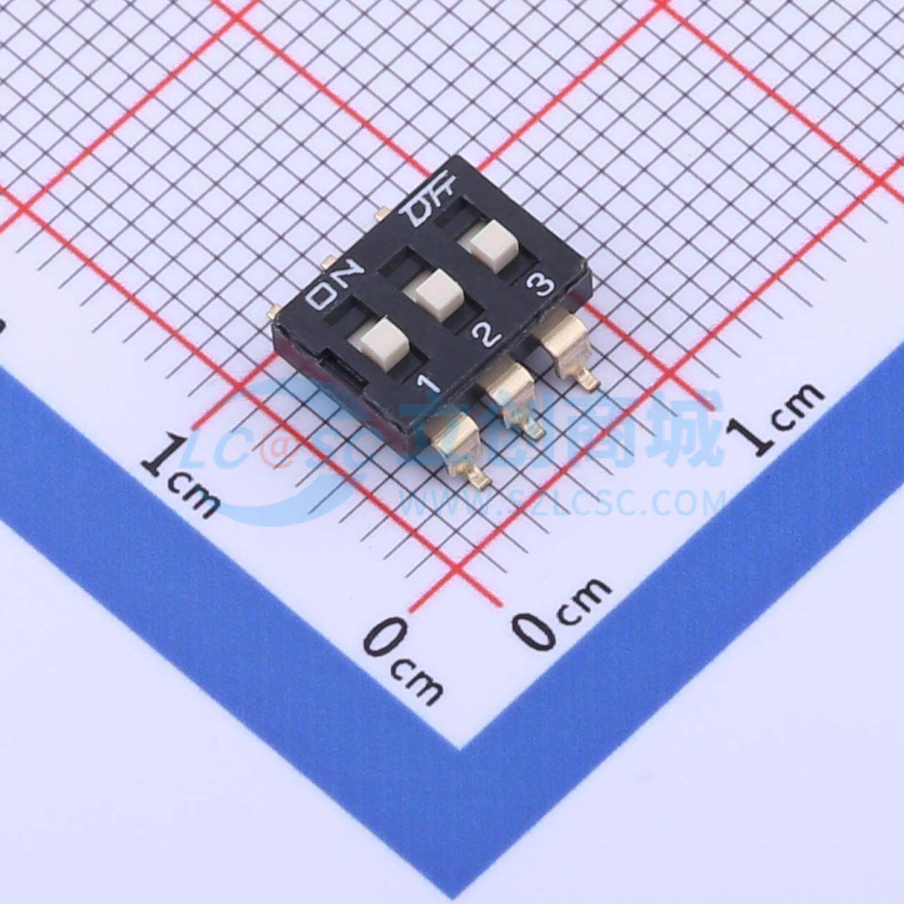 拨码开关 KH-10027B-SMT2.54-3P SMD 原装正品 电子元器件配单