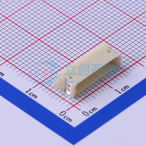 线对板针座 S8B-ZR-SM4A-TF(LF)(SN) SMD,P=1.5mm,卧贴 1x8P 卧贴