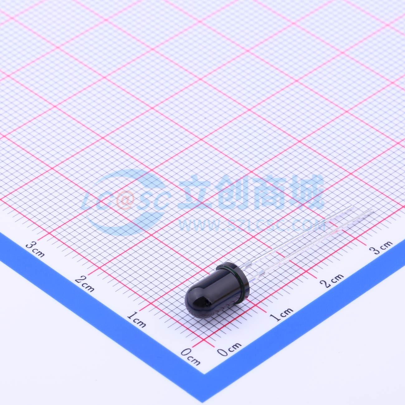 光电二极管 PD333-3B/L3 插件,D=5mm 840nm~1100nm 电子元器件图片