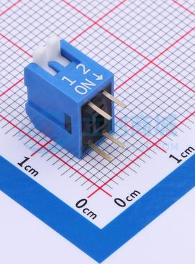拨码开关 DP-02-B-T 插件 原装正品 电子元器件配单