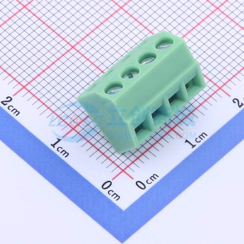 螺钉式接线端子 KF127S-3.5-4P 插件,P=3.5mm 1x4P 电子元器件