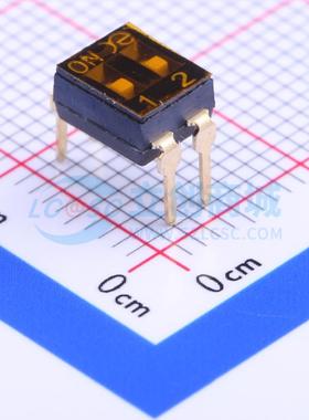 拨码开关 DSIC02THGET 插件 原装正品 电子元器件配单