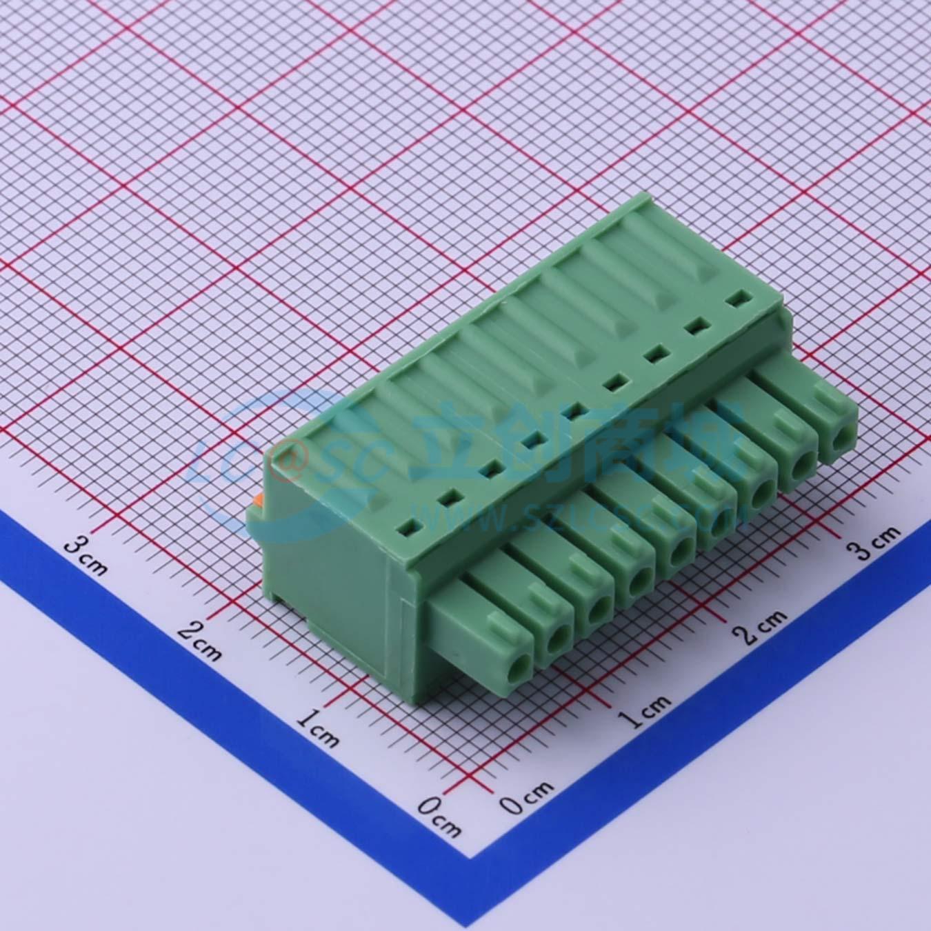 插拔式接线端子 KF2EDGKD-3.5-9P P=3.5mm 插头 1x9P 电子元器件