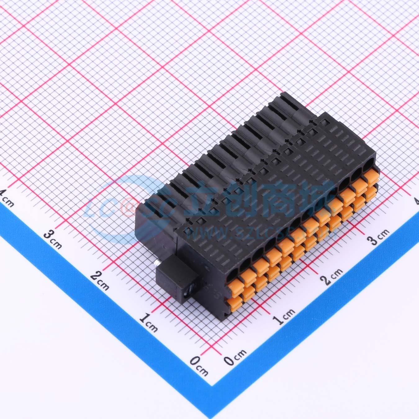 插拔式接线端子 JL15EDGKDHM-25412B01 P=2.54mm 2x12P 原装正品