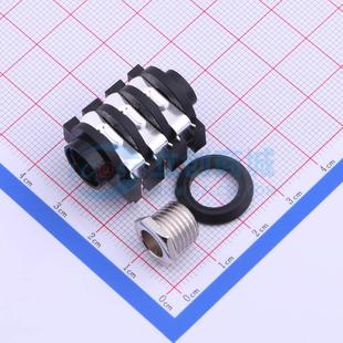 6.35mm耳机座 PJ-609BA 插件 1A 50V 原装正品 电子元器件配单