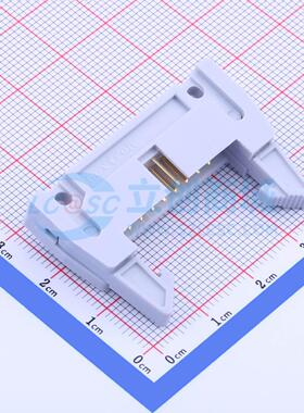 连接器 230-011-816-209 弯插,P=2.54mm 2x8P 牛角扣