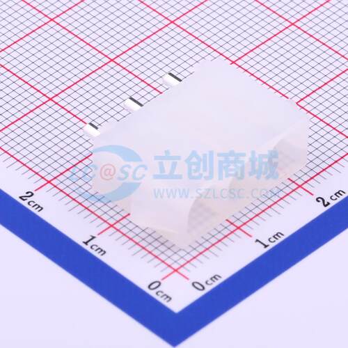 线对板针座 HX63080-3A 插件,P=6.35mm 1x3P 直插 电子元器件配单