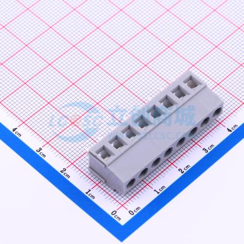 螺钉式接线端子 DB128L-5.0-8P-GY-S 插件,P=5mm 电子元器件配单