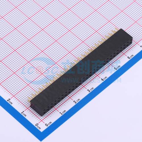 排母 X6521FV-2x26-C85D32 插件,P=2.54mm 2x26P 方孔 电子元器件