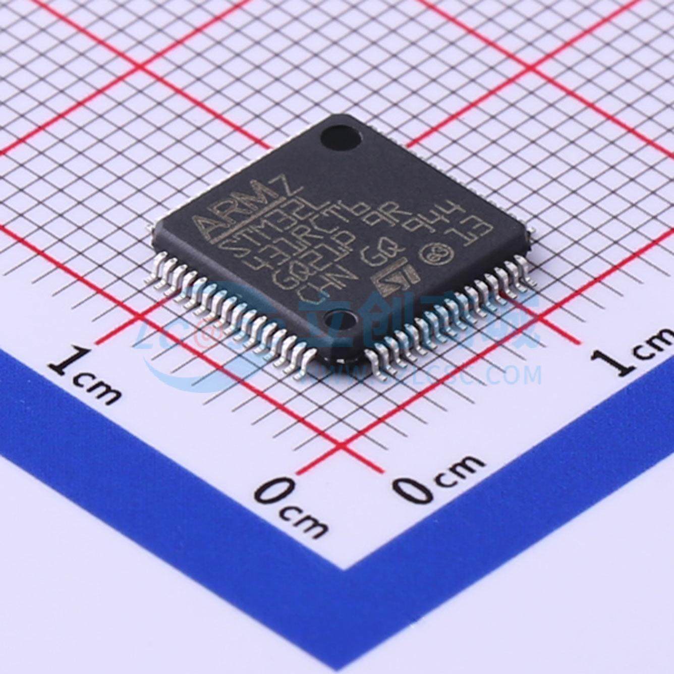 单片机(MCU/MPU/SOC) STM32L431RCT6TR LQFP-64(10x10) 原装正品