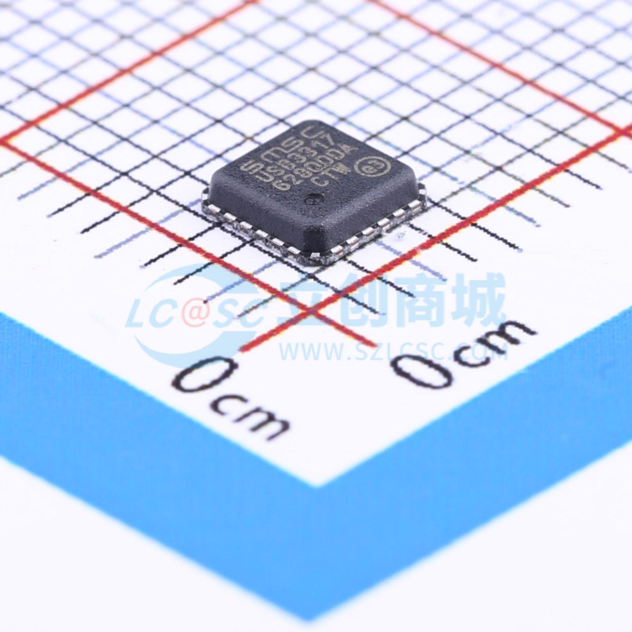 USB转换芯片 USB3317C-CP-TR QFN-24-EP(4x4) 电子元器件配单