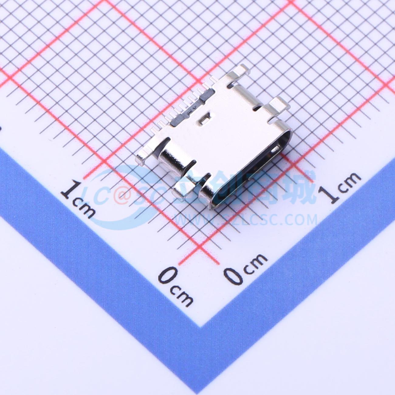 USB连接器 TYPE C-DB-111PWB SMD 沉板 16P 原装 电子元器件配单