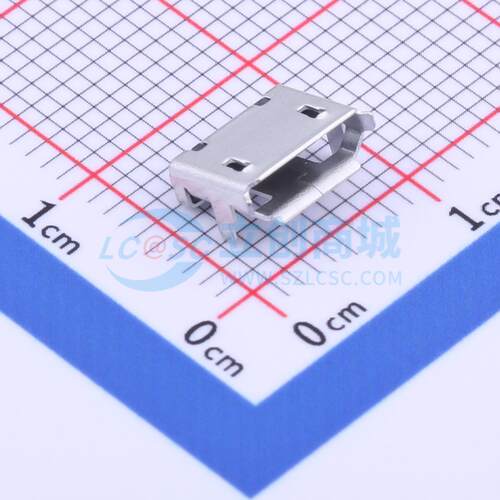 USB连接器 U-F-M5DS-Y-4 SMD 母 卧贴 原装正品 电子元器件配单