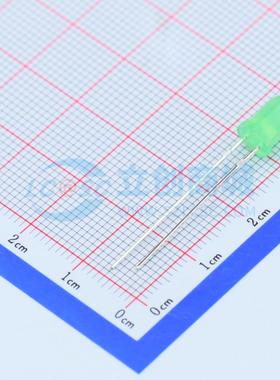 50只 发光二极管/LED 333-2SYGD/S530-E2-L 黄绿色 插件,D=5mm 原