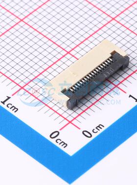 FFC/FPC连接器 FPC-0.5FX-18PWCR-H20 SMD,P=0.5mm,卧贴 翻盖式 1