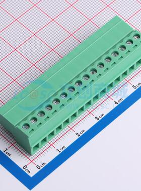 插拔式接线端子 MX15EDGRK-3.81-16P-GN01-Cu-Y-A 插件,P=3.81mm