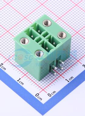插拔式接线端子 KF2EDGKRM-3.81-2*2P 弯插,P=3.81mm 板端/插座-