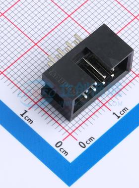 连接器 DS1013-08SSiB1-B-0 插件,P=2.54mm 2x4P 简牛座