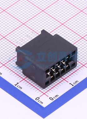 金手指连接器 SA08BL01D 插件,P=2.54mm 2.54mm 8P 电子元器件