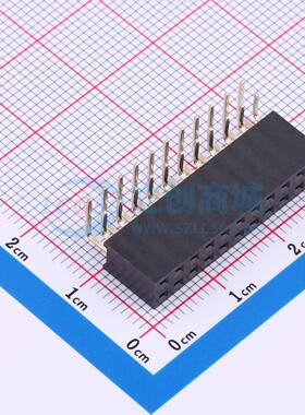 排母 XDM254-2-11-W-8.5-G0 弯插,P=2.54mm 2x11P 方孔 原装正品