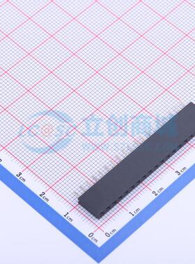 排母 KH-2.54FH-1X19P-H8.5 插件,P=2.54mm 1x19P 方孔 原装正品