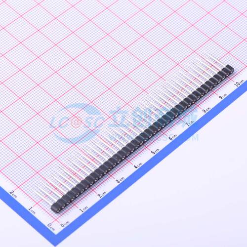 排母 X5511FV-40-C30D1520 插件,P=2.54mm 1x40P 圆孔 电子元器件